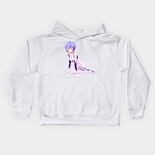 Rei Ayanami Kids Hoodie